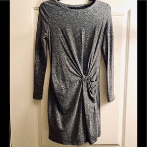 TOPSHOP Petite Gray Dress